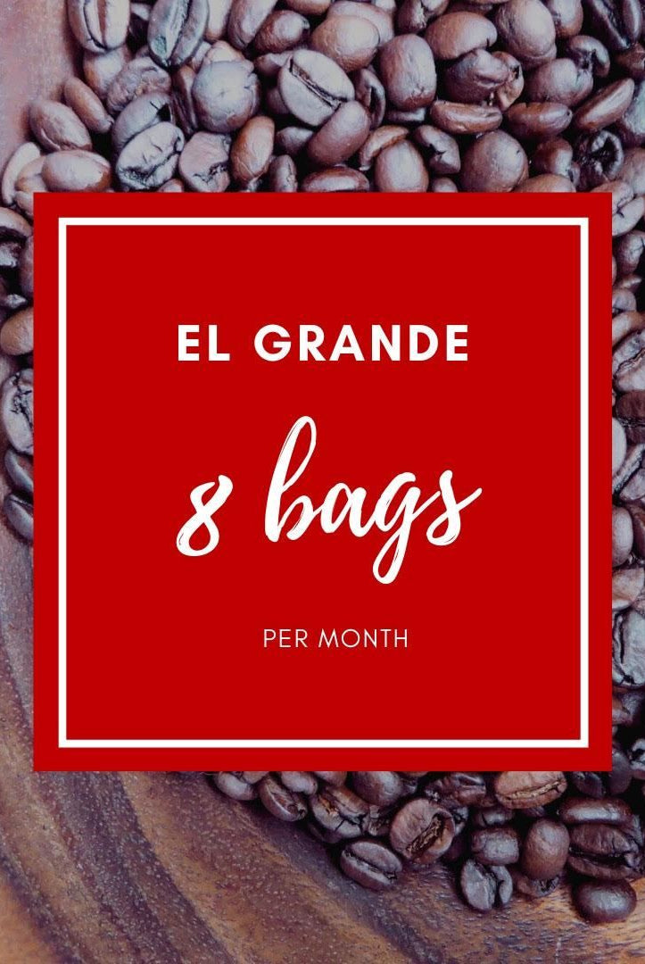 El Grande Monthly Coffee Subscription: 8 Bags - Chapín Coffee